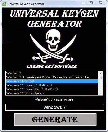Free Serial Key Generator